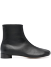 MM6 MAISON MARGIELA 30MM LEATHER ANKLE BOOTS