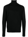 Altea High-neck Fine-knit Jumper In Black