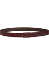 Etro Reversible Buckled Leather Belt In Brown