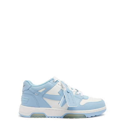 Off-white Off White Out-off-office Leather Sneakers In Multi