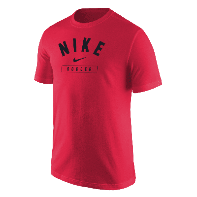 Nike Men's Swoosh Soccer T-shirt In Red