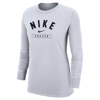 Nike Women's Swoosh Soccer Long-sleeve T-shirt In White