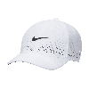Nike Unisex Dri-fit Adv Club Structured Swoosh Cap In White