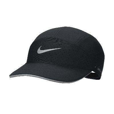 Nike Unisex Dri-fit Adv Fly Unstructured Reflective Cap In Black