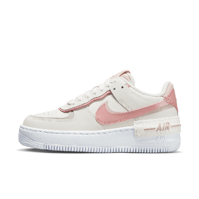 Nike Air Force 1 Shadow "phantom/pink Oxford" Sneakers In Grey