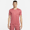 Nike Men's Rise 365 Dri-fit Short-sleeve Running Top In Red