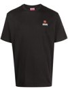 Kenzo Crest Boke Flower T-shirt In Black