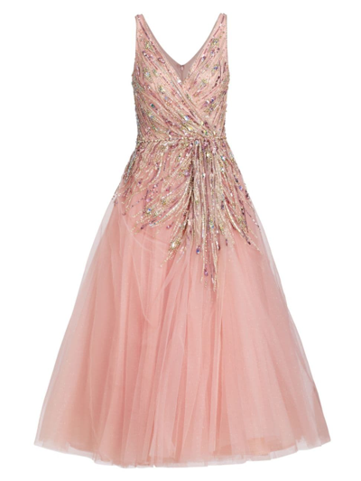 Jenny Packham Embellished Jane Gown In Chery Blossom