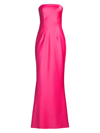 LIV FOSTER WOMEN'S COWL BACK STRAPLESS GOWN