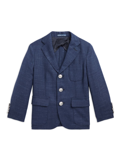 Polo Ralph Lauren Little Boy's Twill Sport Jacket In Navy