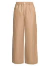 MARNI MEN'S FLARE LINEN & COTTON TROUSERS