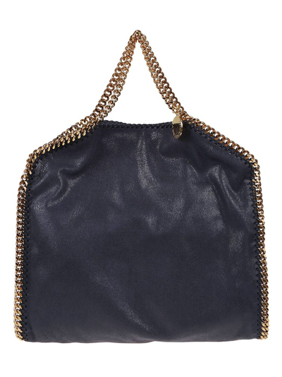 Stella Mccartney Falabella Chained Tote Bag In Blue
