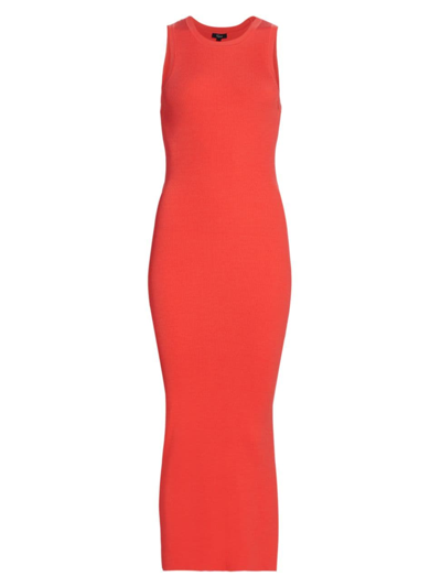 Rails Women's Syd Rib-knit Midi-dress In Orange