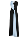 BOTTEGA VENETA WOMEN'S TWO-TONE DRAPED GOWN