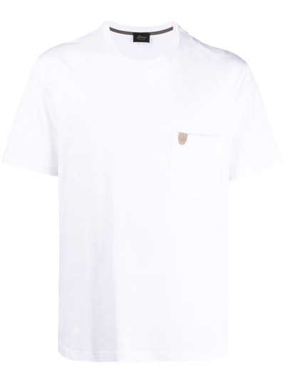 Jacquemus Patch-pocket Cotton T-shirt In White