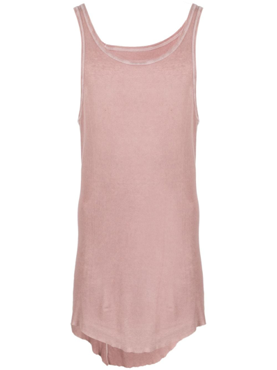 Boris Bidjan Saberi Appliqué-detail Tank Top In Pink