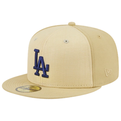New Era Mens Los Angeles Dodgers  Dodgers Raffia Cap In Neturals