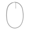 Fossil Men's Silver-tone Chain Necklace In Silver