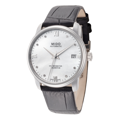 Mido Women's Baroncelli Iii 34mm Automatic Watch In Silver