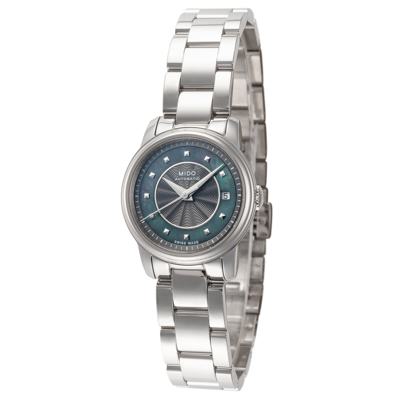 Mido Women's Baroncelli Iii 25mm Automatic Watch In Silver