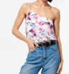 CAMI NYC Tilda Silk Linen Cami Top In Clematis