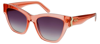 Ferragamo Grey Gradient Cat Eye Ladies Sunglasses Sf1010s 643 53 In Multi