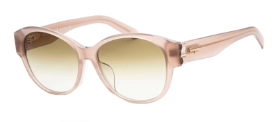 Ferragamo Sf974sa 294 Oval Sunglasses In Multi