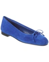 MANOLO BLAHNIK VERALLI SUEDE FLAT