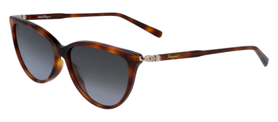 Ferragamo Sf 2870s 214 Cat-eye Sunglasses In Multi