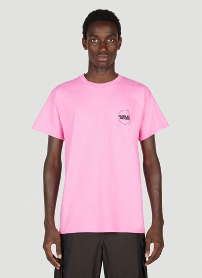Boiler Room Logo T-shirt In Pink