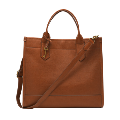 Fossil Women's Kyler Leather Tote In Brown