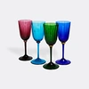 La Doublej Rainbow Set Of 4 Wine Glasses In Multicolor