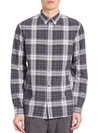 VINCE Plaid Melrose Shirt,0400093811199