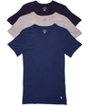 Polo Ralph Lauren Classic Fit Cotton Wicking Crew T-shirt 3-pack In Navy,blue,grey