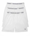 Polo Ralph Lauren Classic Fit Cotton Wicking Knit Boxers 3-pack In White