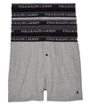 POLO RALPH LAUREN CLASSIC FIT COTTON WICKING KNIT BOXERS 5-PACK