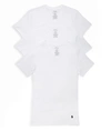 Polo Ralph Lauren Classic Fit Cotton Wicking V-neck T-shirt 3-pack In White
