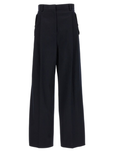 LANVIN LANVIN LOOSE LEG FRONT PLEAT PANTS