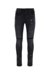 Purple Denim Slim-fit Skinny Stretch-denim Jeans In Black