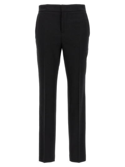 Twinset Wool Pants In Black