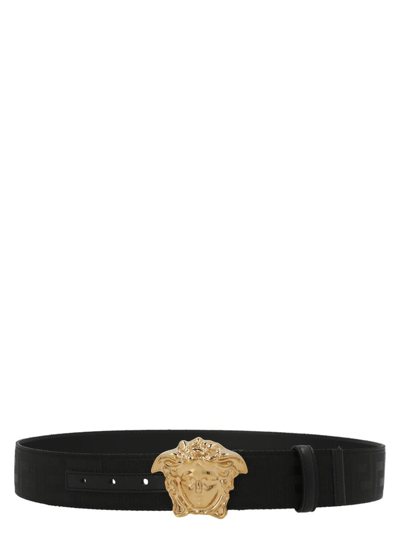 Versace Greca Belt In Black