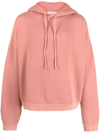 Acne Studios Fester Cotton Hoodie In Pink