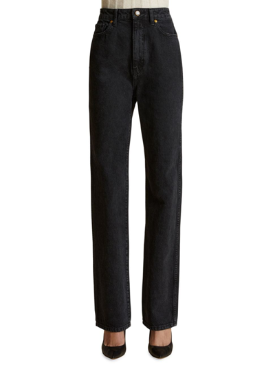 Khaite Women's Danielle Straight-leg Jeans In Bryce
