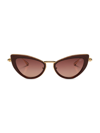Valentino Women's  Viii 50mm Cat-eye Sunglasses In Red