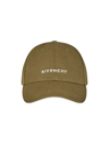 GIVENCHY MEN'S EMBROIDERED CAP IN RIP AND REPAIR COTTON