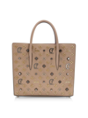 Christian Louboutin Paloma Medium Leather Tote Bag In Roca Multi