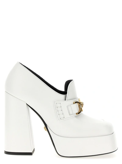 VERSACE MEDUSA 95 PUMPS WHITE