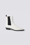 Simkhai 35mm Lennon Leather Chelsea Boots In Ivory