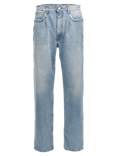 Hed Mayner Mid-rise Wide-leg Jeans In Light Blue