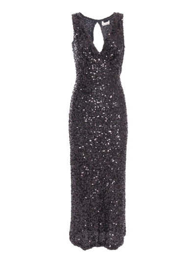 P.a.r.o.s.h Sequined Dress In Black